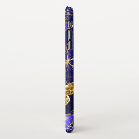 Coque iPhone XS Max Composition avec papillons Sapphire (Côté gauche)