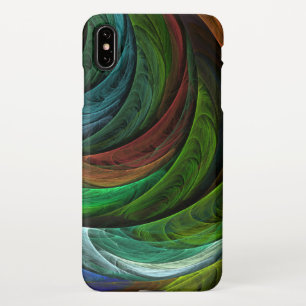 Coque iPhone XS Max Couleur Gloire Moderne Art Abstrait Motif Élégant