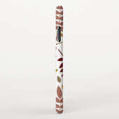 Coque iPhone XS Max Couleurs d'automne en blanc pour les Feuilles tomb (Côté droit)