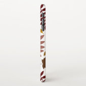 Coque iPhone XS Max Couleurs d'automne en blanc pour les Feuilles tomb (Côté gauche)