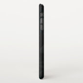 Coque iPhone XS Max Crâne d'oiseaux dorés sur arrière - plan noir (Côté gauche)