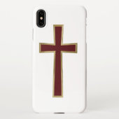 Coque iPhone XS Max Croix chrétienne (Dos)