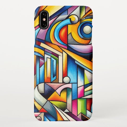 Coque iPhone XS Max Cubist Dreams Picasso-Inspired (Dos)
