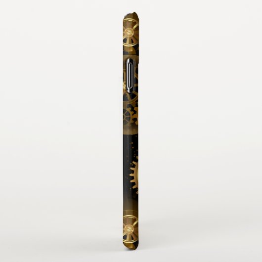 Coque iPhone XS Max Équipements en laiton sans vapeur (Côté droit)