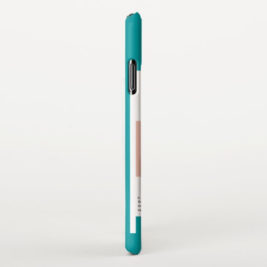 Coque iPhone XS Max Fiche d'information du 19e parallèle (Côté droit)