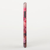 Coque iPhone XS Max Fleurs pastel en velours d'élégance fleurie et abs (Côté droit)