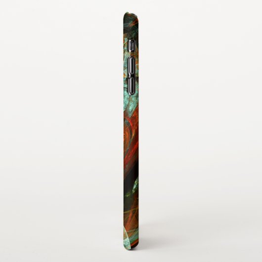 Coque iPhone XS Max Fractionner l'art Abstrait (Côté gauche)
