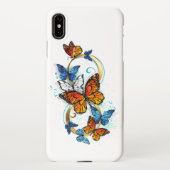 Coque iPhone XS Max Infinity of Monarch Butterflies (Dos)