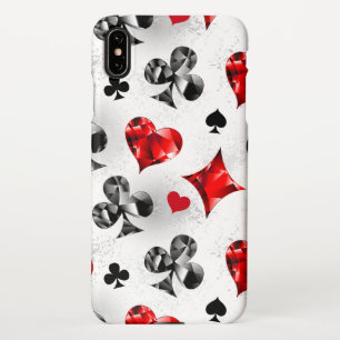 Coque iPhone XS Max Joueur de poker Joueur de cartes de jouer costumes