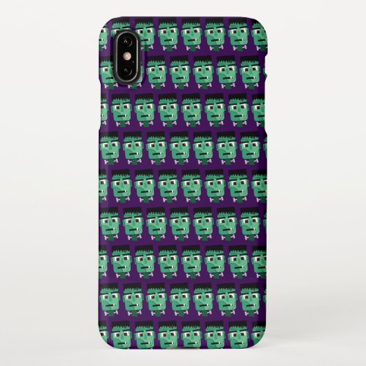 Coque iPhone XS Max La tête du monstre Frankenstein (Dos)