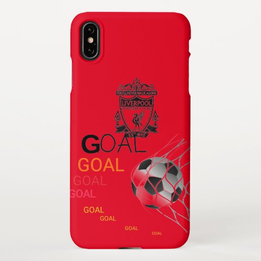 Coque iPhone XS Max Le club anglais Liverpool, coque iphone (Dos)
