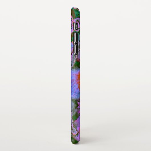 Coque iPhone XS Max Marbre aigre (Côté gauche)