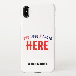 COQUE iPhone XS MAX MARQUE BLANCHE MODERNE ET PERSONNALISABLE VÉRIFIÉE
