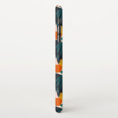 Coque iPhone XS Max Moderne tendance Preppy Chic Apricot et Feuille (Côté gauche)