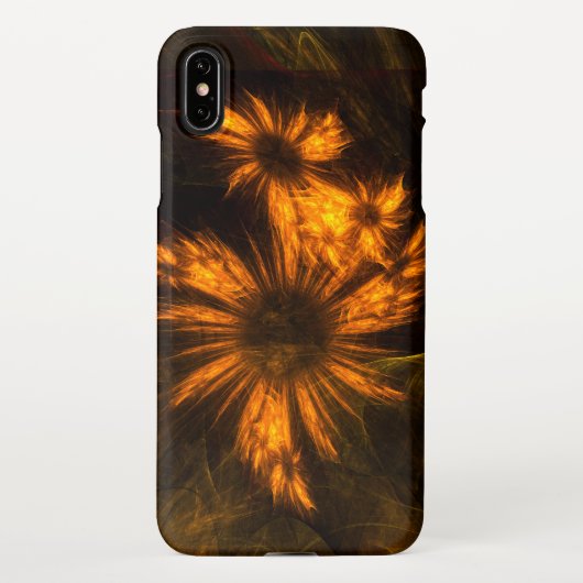 Coque iPhone XS Max Mystique Jardin Art Abstrait brillant (Dos)