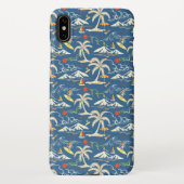 Coque iPhone XS Max Patters tropicaux (Dos)