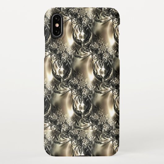 Coque iPhone XS Max Perles dorées (Dos)