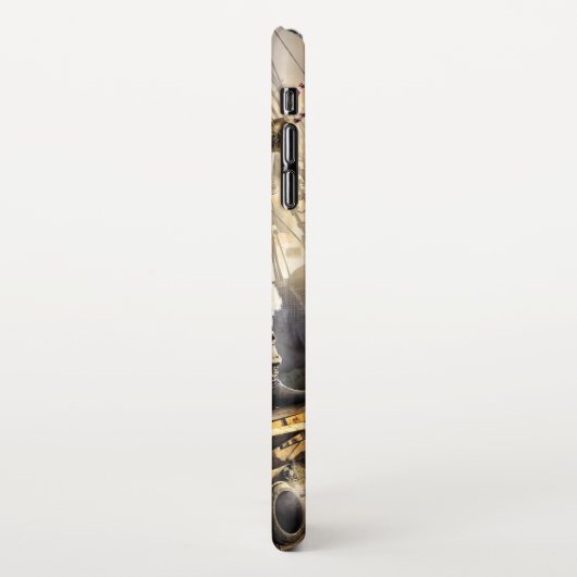 Coque iPhone XS Max Pirate Père Noël (Côté gauche)