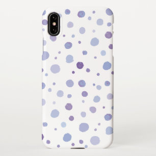 Coque iPhone XS Max pois peint à la main