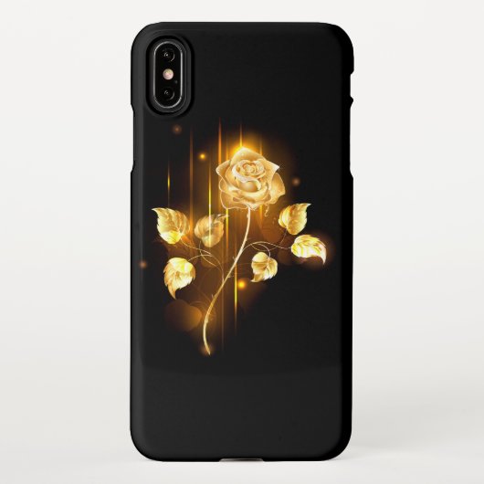 Coque iPhone XS Max Rose d'or ( rose d'or ) (Dos)