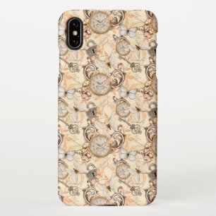 Coque iPhone XS Max Vintage Victorian Shabby Chic Country Motif