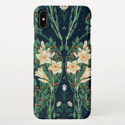 Coque iPhone XS Max Walter Crane Francesca Botanical (Dos)