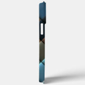 coque iphone zig zag motif couleur de paix (Verso / Droite)