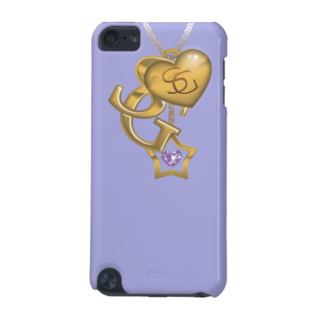 Coque iPod Touch 5G Supergirl Gold Locket (Dos)