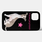 Coque ITALIEN GREYHOUND APPLE IPHONE 13. (Verso (horizontal))