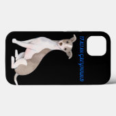 Coque ITALIEN GREYHOUND APPLE IPHONE 13. (Verso (horizontal))
