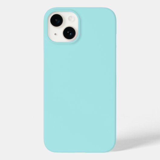Coque léger Turquoise iPhone 14 (Verso)