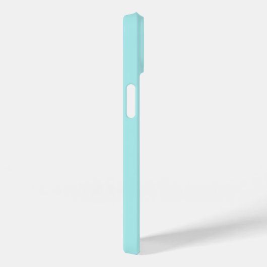 Coque léger Turquoise iPhone 14 (Verso / Droite)