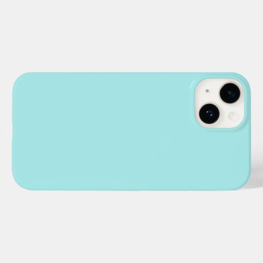 Coque léger Turquoise iPhone 14 (Verso (horizontal))