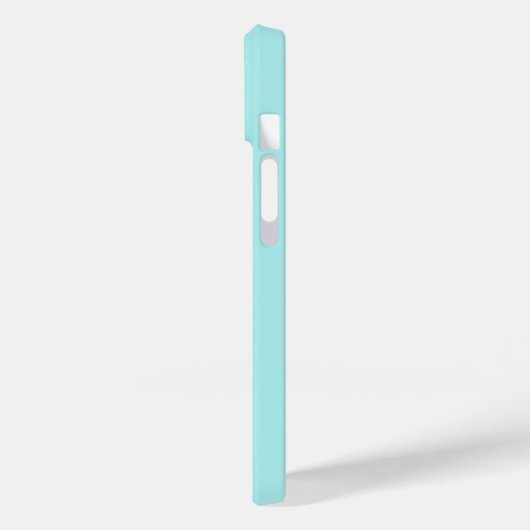 Coque léger Turquoise iPhone 14 (Verso / Gauche)