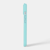 Coque léger Turquoise iPhone 15 (Côté gauche)