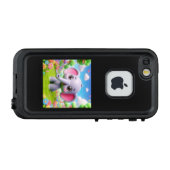 COQUE LifeProof POUR iPhone  お花畑の中のゾウさん (Dos Horizontal)