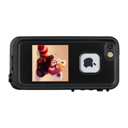 COQUE LifeProof POUR iPhone  こっち向いて、レッサーちゃん (Dos Horizontal)