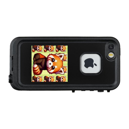 COQUE LifeProof POUR iPhone  こっち向いて、レッサーちゃん💛 (Dos Horizontal)