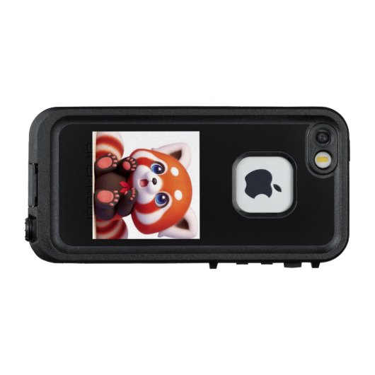 COQUE LifeProof POUR iPhone  ぬくもりハグ♡ レッサーパンダの恋する瞳 (Dos Horizontal)