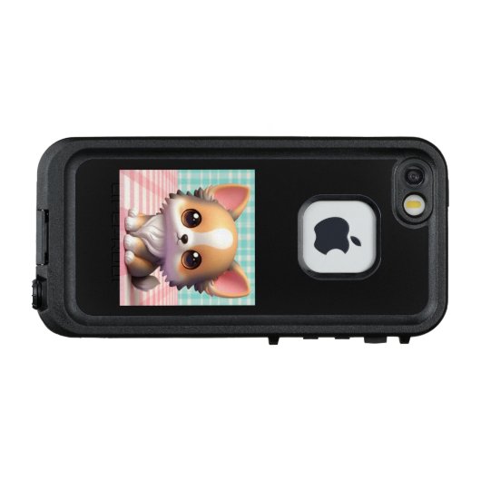 COQUE LifeProof POUR iPhone  ぴょこんとおねだり♡ふわふわチワワの誘惑 (Dos Horizontal)