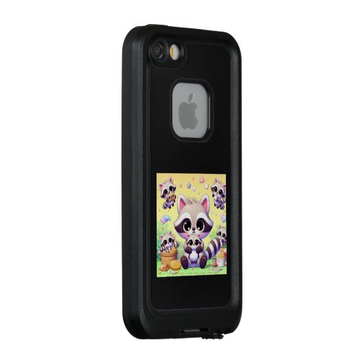 COQUE LifeProof POUR iPhone アライグマくんのきみにトクベツな瞬き (Dos/Droite)