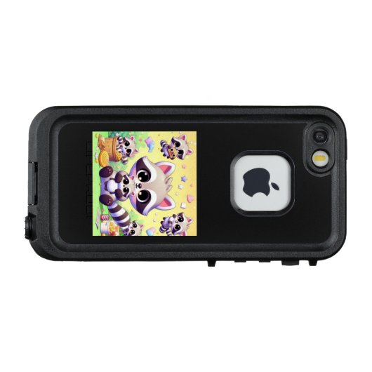 COQUE LifeProof POUR iPhone  アライグマくんのきみにトクベツな瞬き (Dos Horizontal)