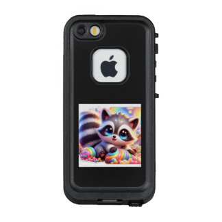 COQUE LifeProof FRÄ’ POUR iPhone SE/5/5s アライグマくんのスマイル💛