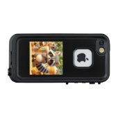 COQUE LifeProof POUR iPhone  アライグマくんのティータイム (Dos Horizontal)