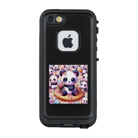 COQUE LifeProof POUR iPhone  パンダくん大ファミリー (Dos)