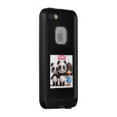 COQUE LifeProof POUR iPhone  パンダ君と女の子 (Dos/Droite)