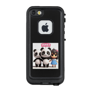 COQUE LifeProof FRÄ’ POUR iPhone SE/5/5s  パンダ君と女の子
