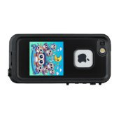 COQUE LifeProof POUR iPhone  フクロウくんたちのナイトパーティー (Dos Horizontal)