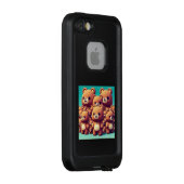 COQUE LifeProof POUR iPhone  大家族クマさん (Dos/Droite)