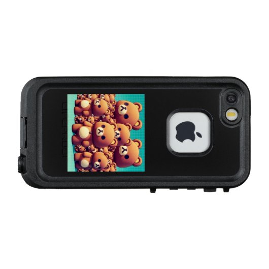 COQUE LifeProof POUR iPhone  大家族クマさん (Dos Horizontal)